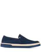 Baldinini Contrast Sole Slip-on Shoes - Blue