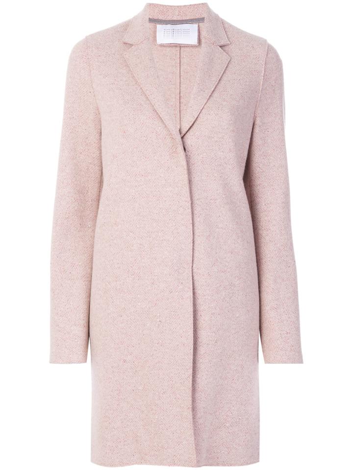 Harris Wharf London Single Breasted Coat - Pink & Purple