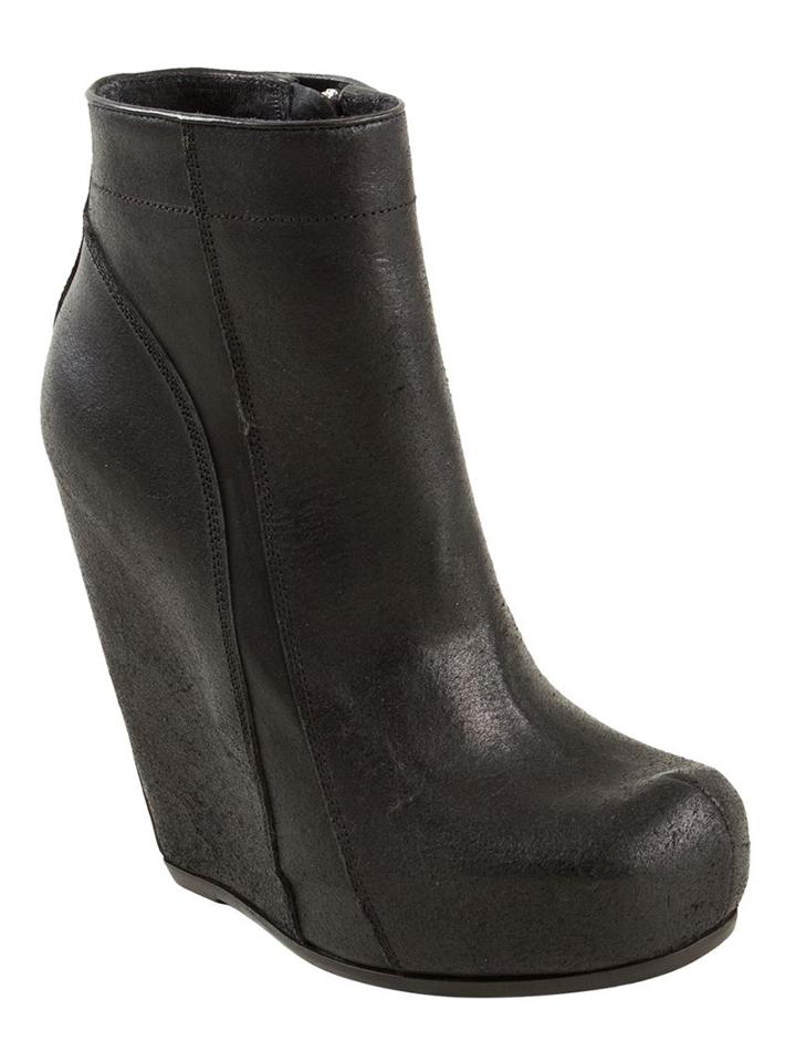 Rick Owens Platform Wedge Boots
