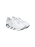 Hogan Kids Glittery Logo Sneakers - White