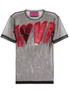 Victor & Rolf Love Logo Mesh T-shirt - Multicolour