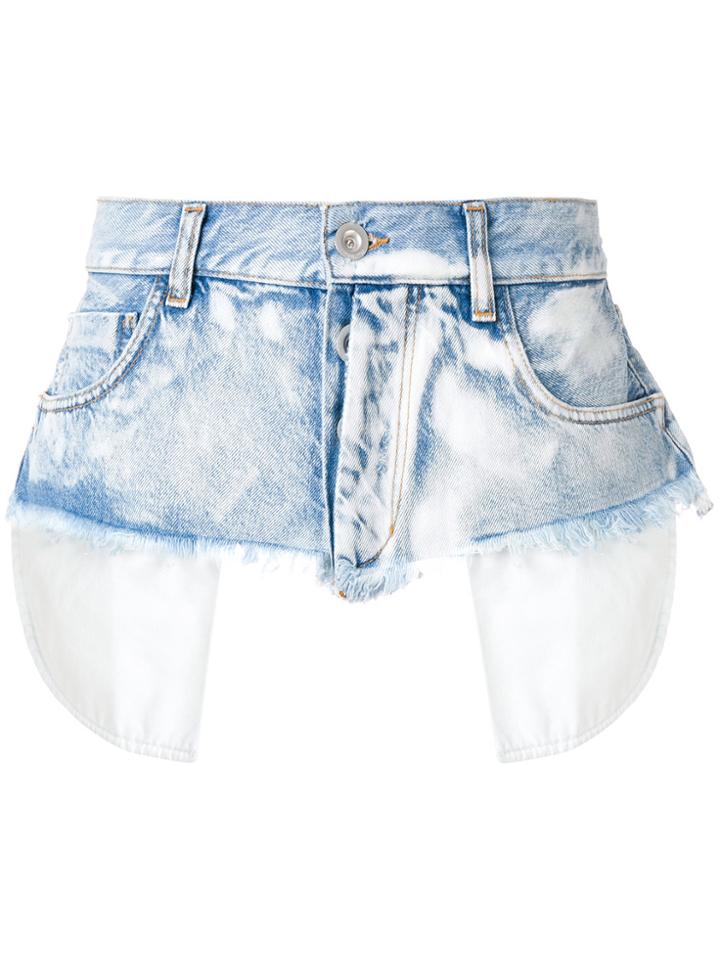 Unravel Project Denim Corset Belt - Blue
