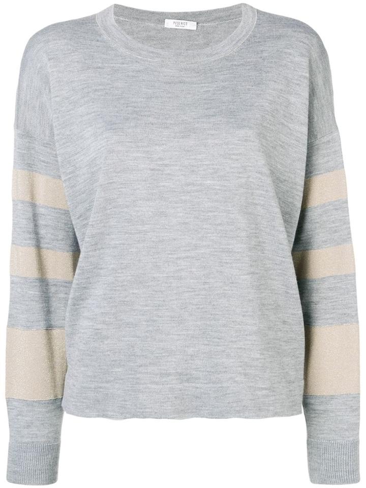 Peserico Loose-fit Pullover - Grey