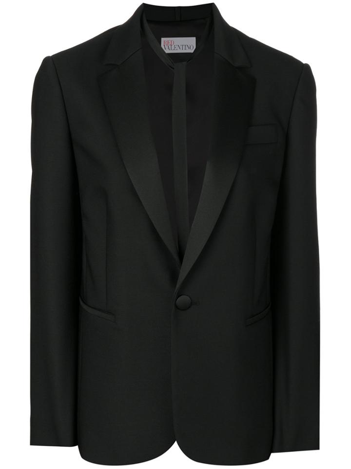 Red Valentino Fitted Blazer - Black