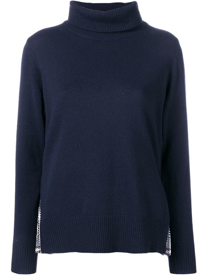 Sacai Turtleneck Jumper - Blue
