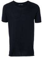 Hannes Roether Knit T-shirt, Men's, Size: Medium, Blue, Cotton/cashmere