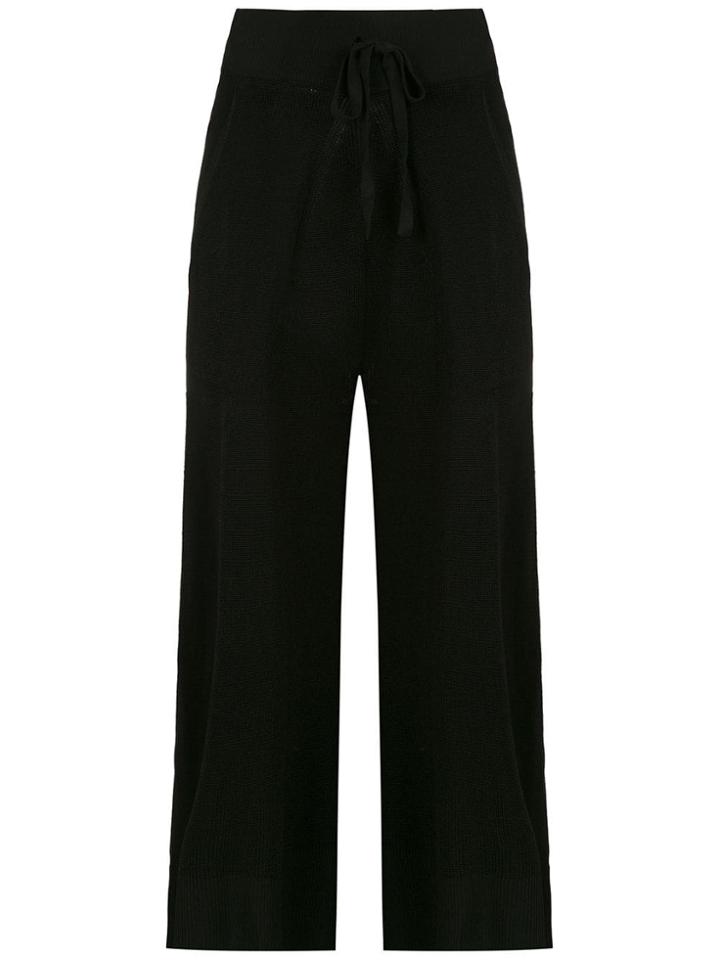 Osklen Knit Cropped Pants - Black