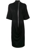 Jw Anderson Zip Fitted Dress - Black