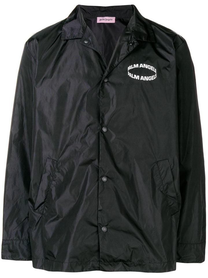 Palm Angels Ring Logo Track Jacket - Black
