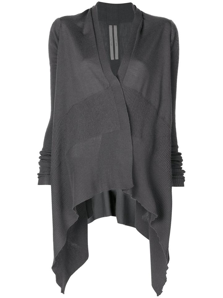 Rick Owens Wrap Cardigan - Grey