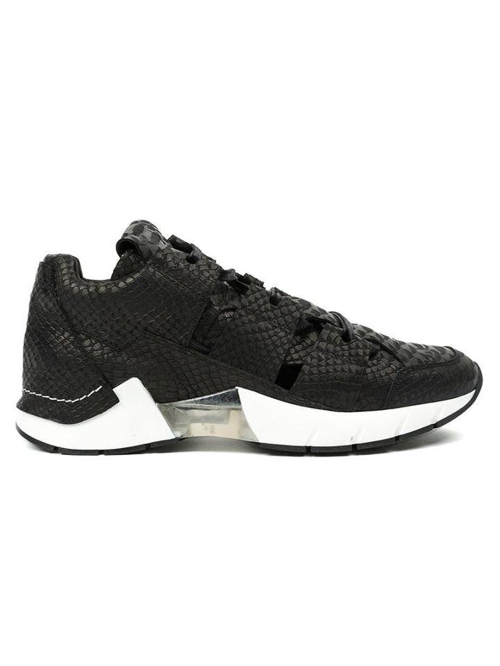 Cinzia Araia Textured Lace-up Sneakers