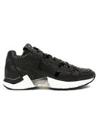 Cinzia Araia Textured Lace-up Sneakers