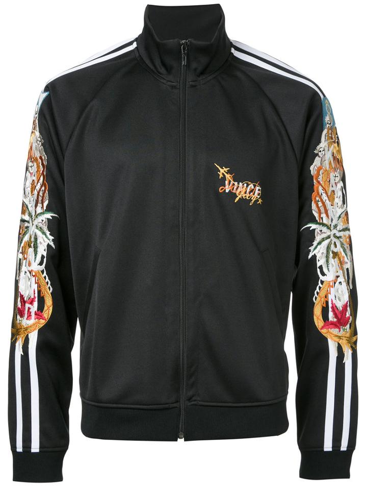 Doublet - Embroidered Track Jacket - Men - Polyester - L, Black, Polyester
