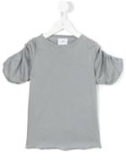 Le Petit Coco Ruched Sleeve T-shirt, Girl's, Size: 8 Yrs, Grey