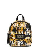 Versace Jeans Couture Barocco Print Backpack - Black