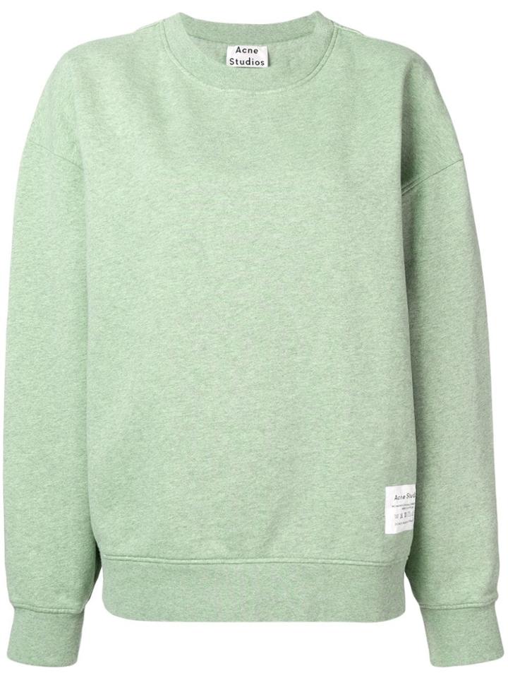 Acne Studios Crew Neck Sweatshirt - Green