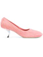 Marni Round Toe Pumps - Pink & Purple