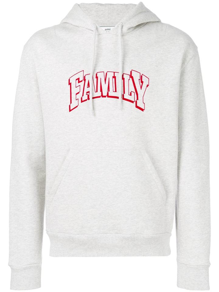 Ami Alexandre Mattiussi Family Hoodie - Grey