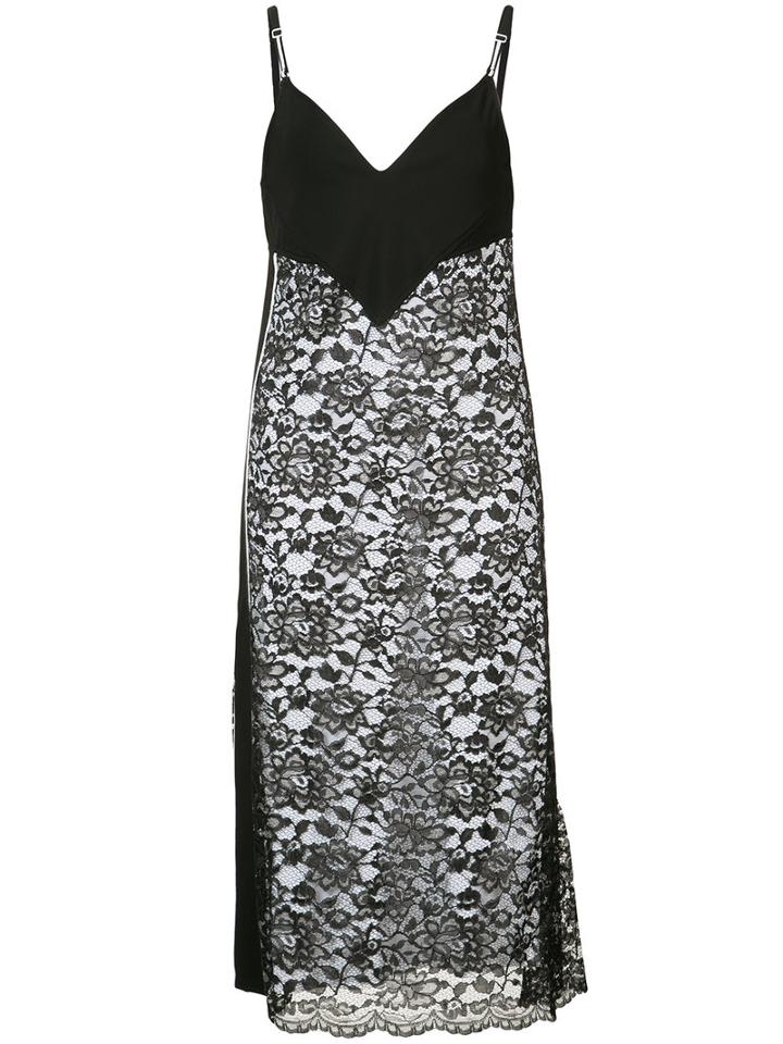 Paco Rabanne - Lace Camisole Dress - Women - Nylon/viscose/polyester - 36, Black, Nylon/viscose/polyester