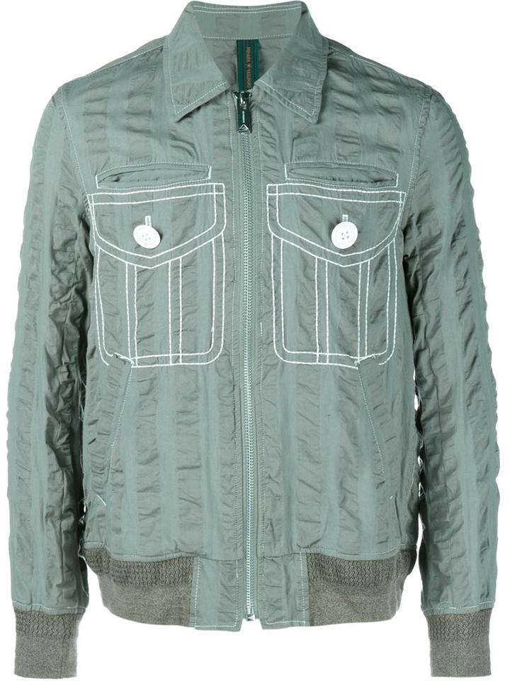Mihara Yasuhiro Textured Bomber Jacket