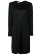 Christian Dior Vintage Satin Bib Dress - Black
