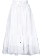 3.1 Phillip Lim Corseted-waist Skirt - White