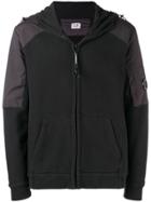 Cp Company Lense Detail Zip-up Hoodie - Grey