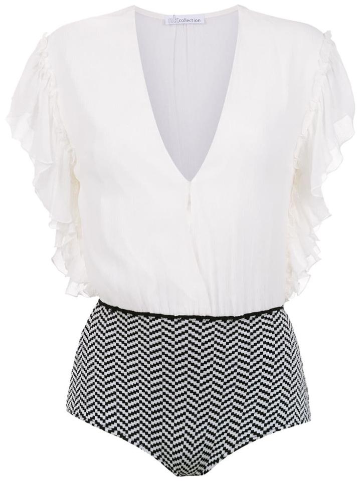 Nk Silk Bodysuit - White