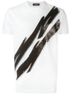 Dsquared2 Tiger Flash Sequinned T-shirt - White