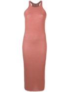 Rick Owens Sleeveless Knitted Long Dress - Pink