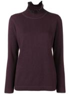 Fabiana Filippi Long-sleeve Sweater - Pink & Purple