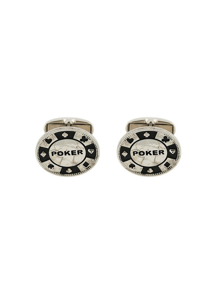 Paul Smith Poker Cufflinks - Metallic