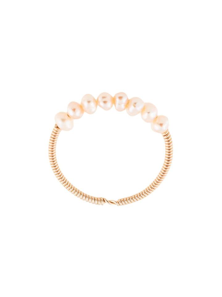 Petite Grand Pearl Ring - Gold