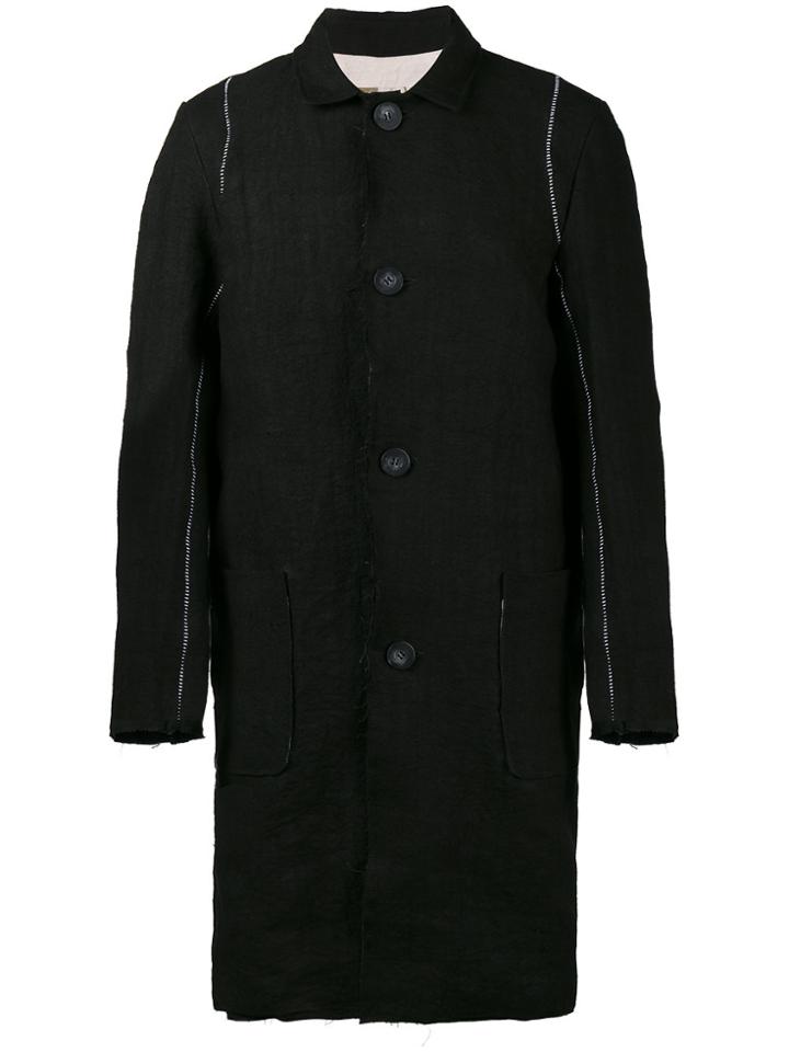 By Walid Casper Cotton Coat - Black