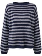 Sofie D'hoore Striped Cashmere Sweater - Blue