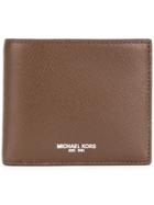 Michael Kors Collection Logo Print Wallet - Brown