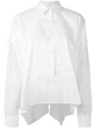 Maison Margiela Structured Shirt, Women's, Size: 42, White, Cotton