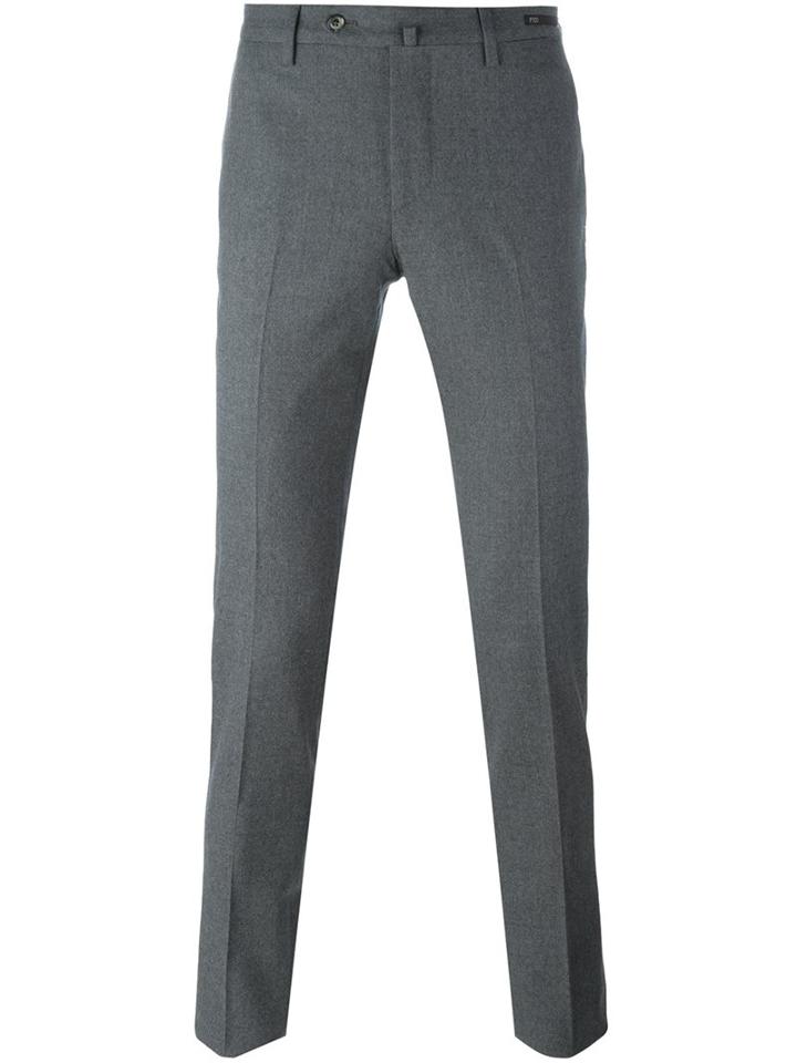 Pt01 Skinny Fit Trousers, Men's, Size: 48, Grey, Spandex/elastane/virgin Wool