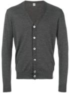 Eleventy - Button Up Cardigan - Men - Silk/merino - M, Grey, Silk/merino