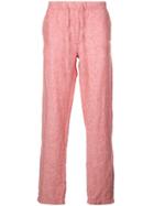 Onia Relaxed Fit Carter Trousers - Red