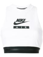 Nike Logo Print Sportswear Top - White