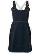 Alexa Chung - Rinse Wash Pinafore Dress - Women - Cotton - 12, Blue, Cotton