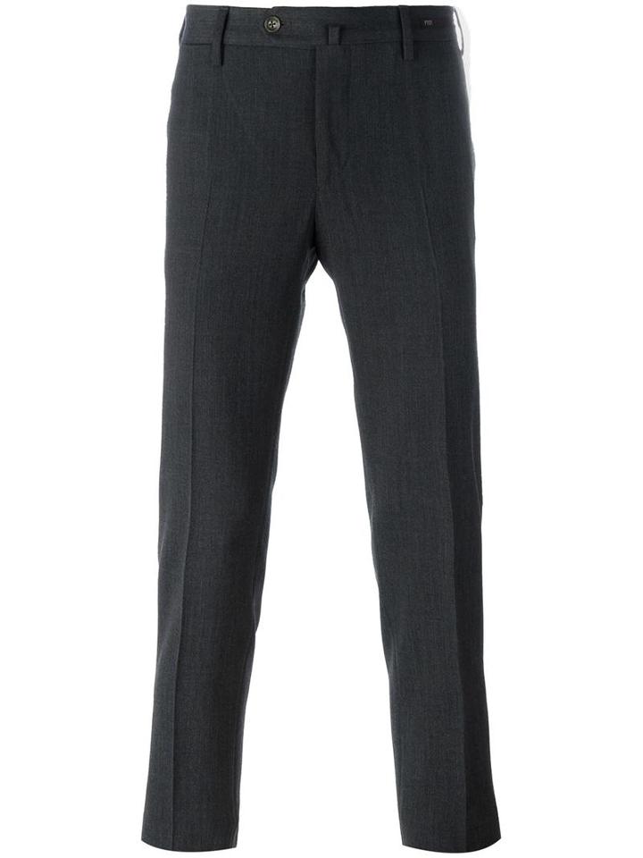Pt01 Skinny Trousers, Men's, Size: 52, Grey, Polyester/wool/spandex/elastane