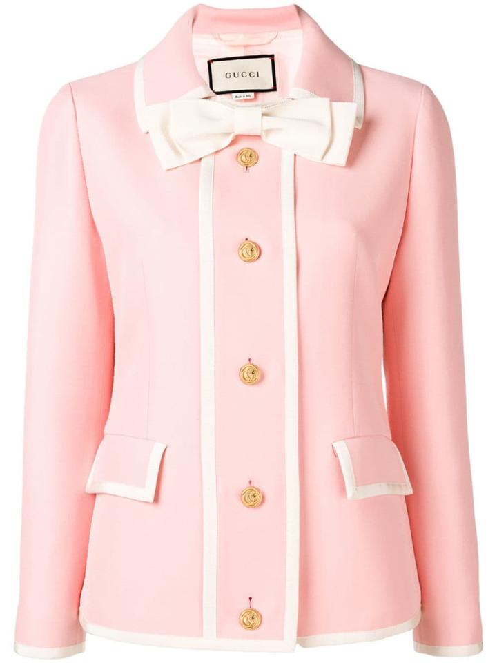 Gucci Bow Detail Jacket - Pink