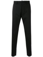 Dsquared2 - Twill Chino Trousers - Men - Cotton/polyester/spandex/elastane/virgin Wool - 52, Black, Cotton/polyester/spandex/elastane/virgin Wool