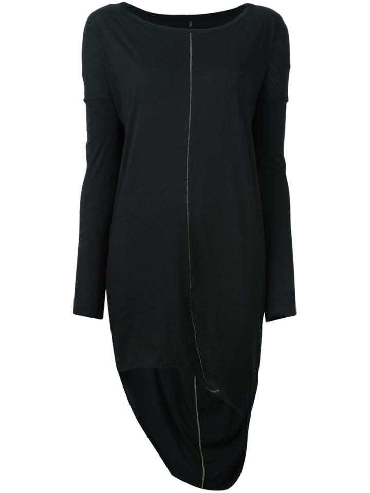 Thom Krom Asymmetric Long T-shirt, Women's, Size: Xs, Black, Cotton