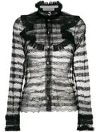 Philosophy Di Lorenzo Serafini Sheer Lace Shirt - Black