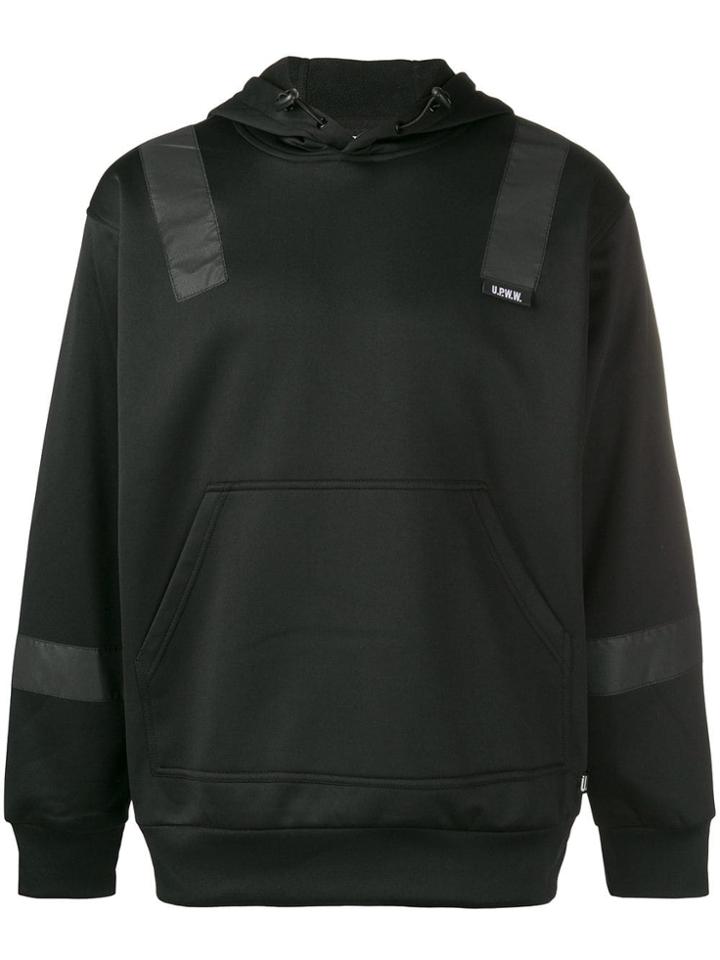 U.p.w.w. Reflective Panel Hoodie - Black