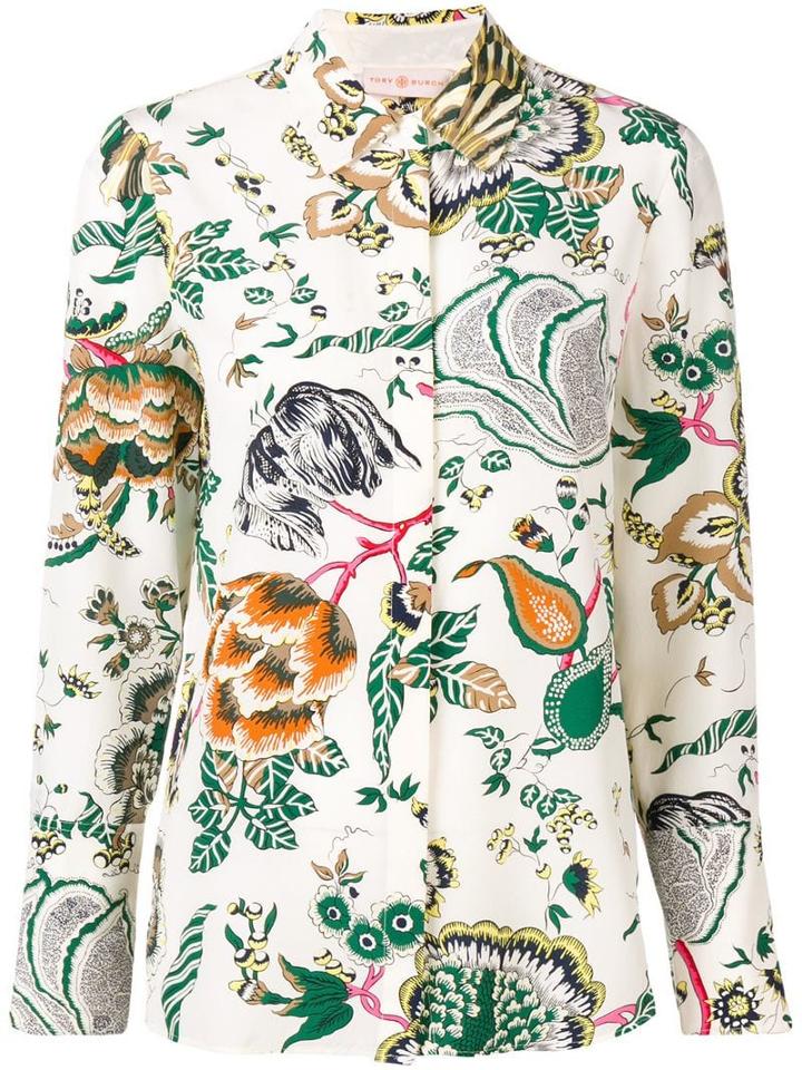 Tory Burch Erica Shirt - Neutrals