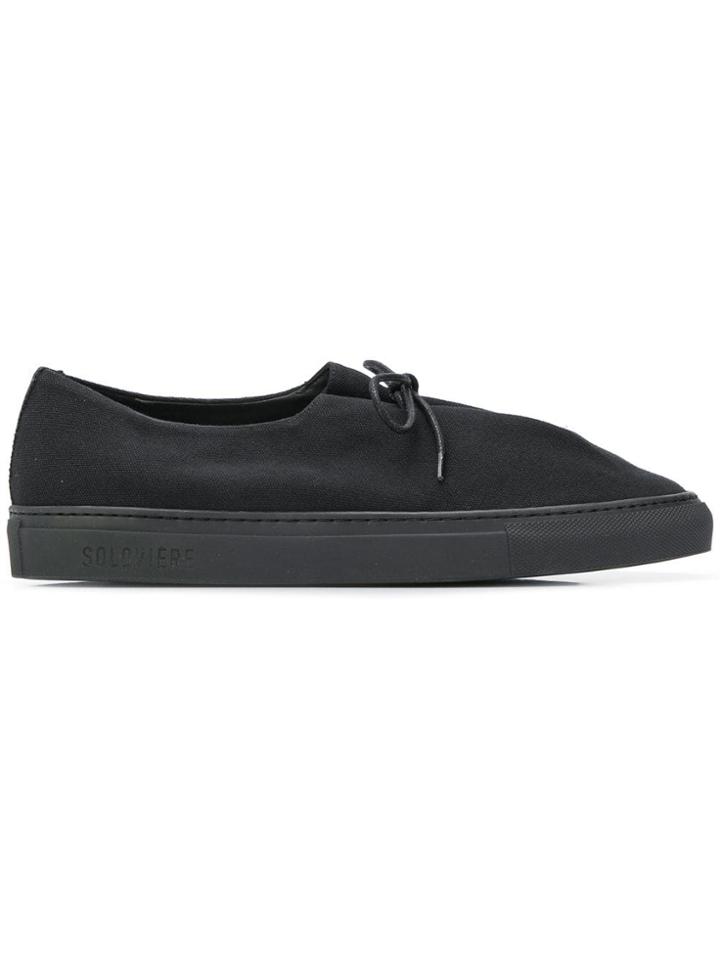 Soloviere Lace-up Sneakers - Black